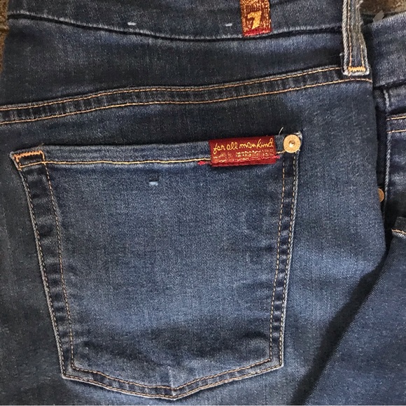 7 For All Mankind ‘the ankle skinny’ Jeans - Size 31 - Picture 4 of 6